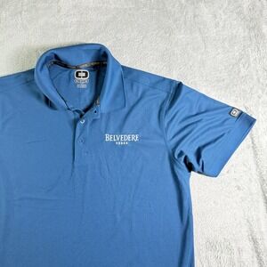 OGIO Belvedere Vodka Blue Performance Polo Shirt L G